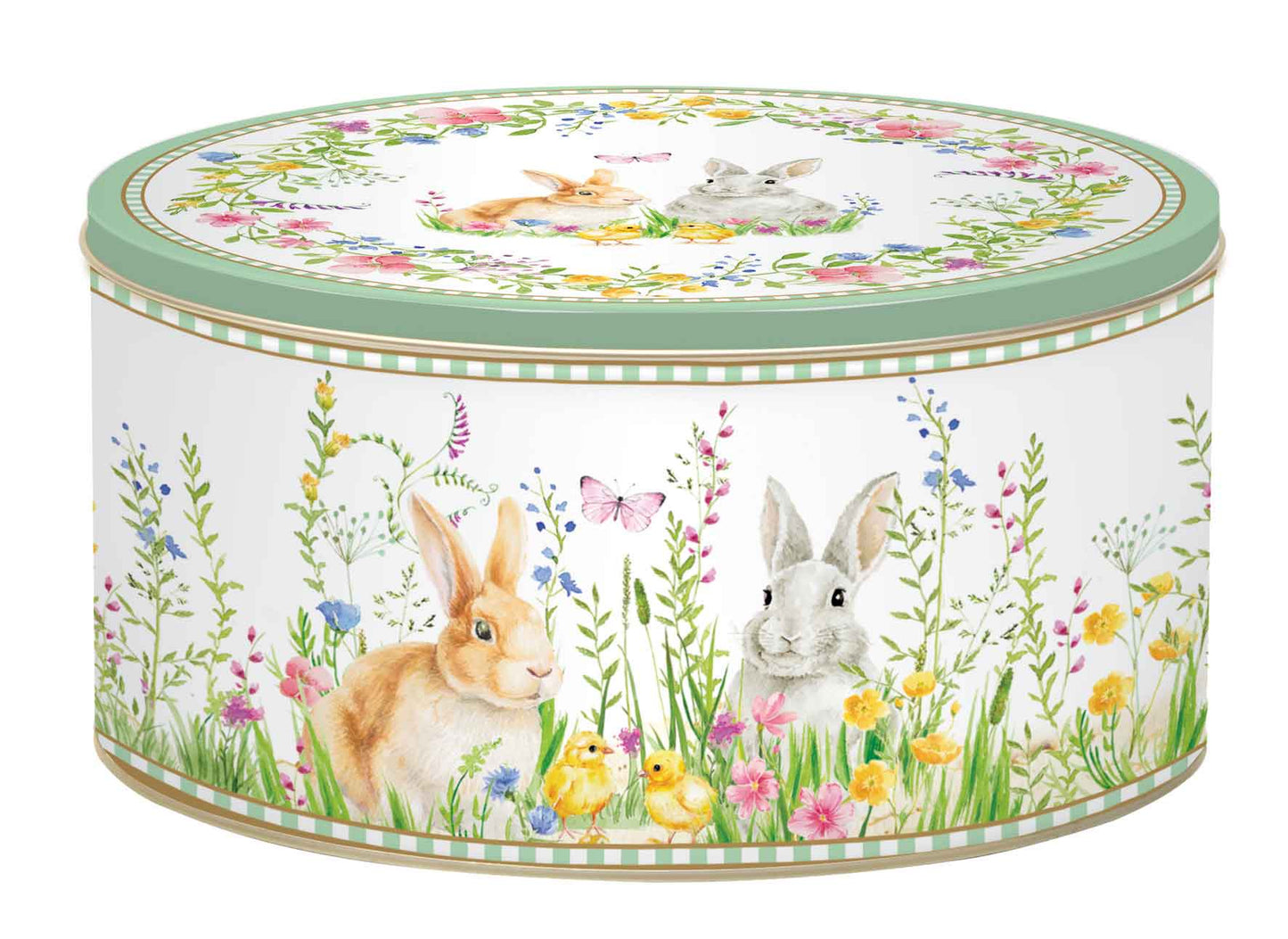 Conjunto de 3 caixas de lata Coelhos