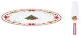 Prato Bolo com Pá CTAL Porcelana 32cm com Caixa