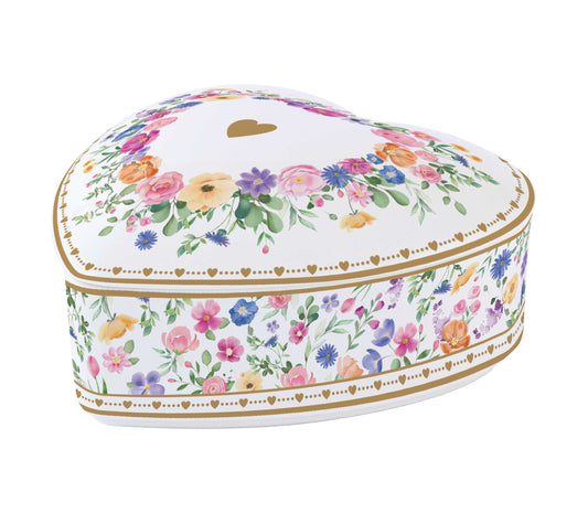 Caixa Porcelana em forma coração 12cm