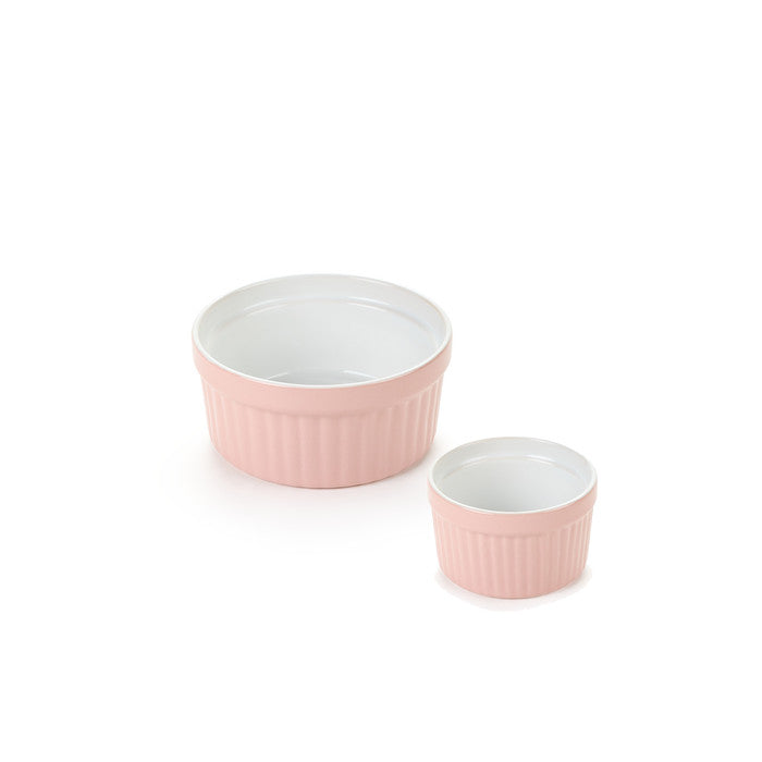 Conjunto cor de rosa 11.70 e 7,60 cm