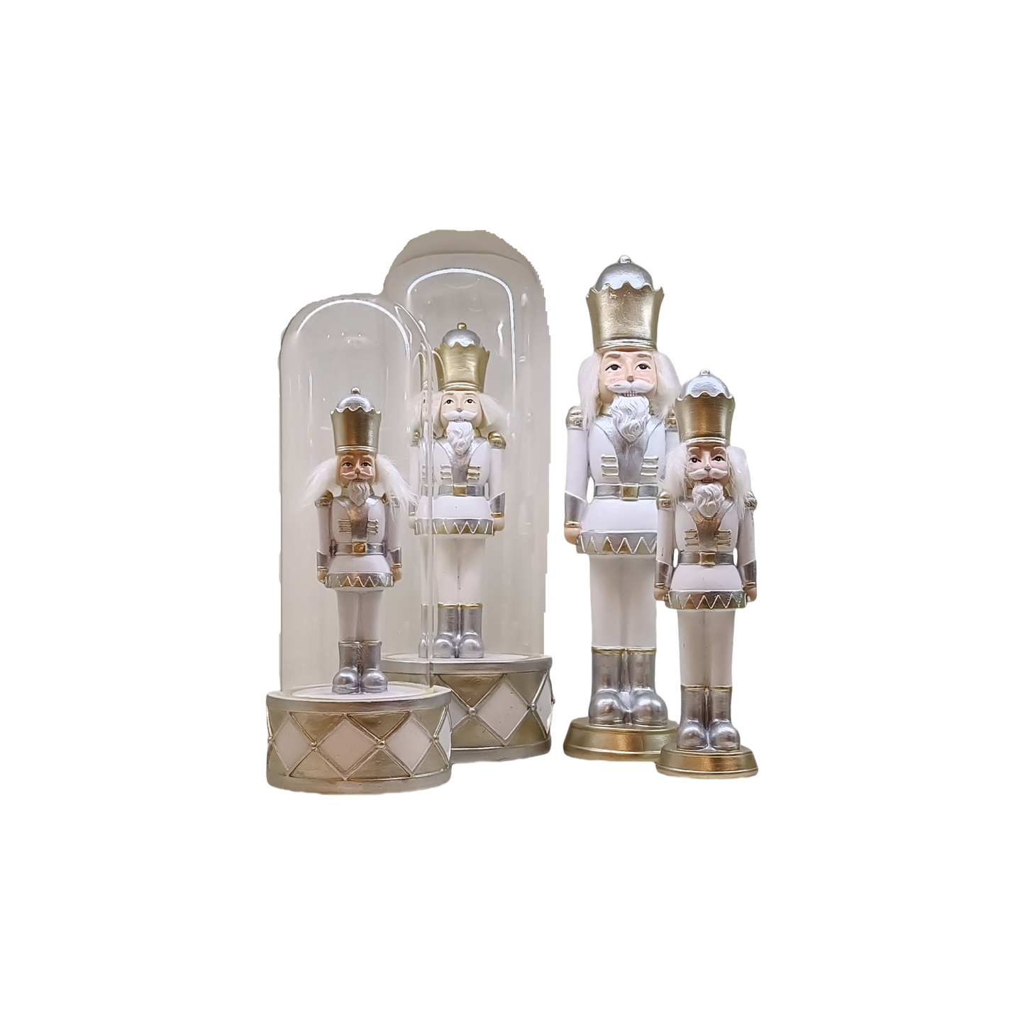 Soldados decorativos vintage em madeira - peça de coleção artesanal