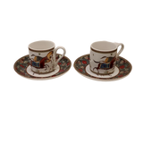 Chávenas de café cavalos (par)