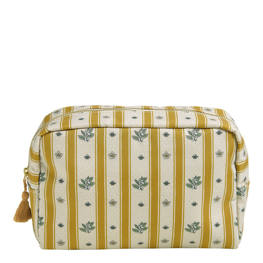 Bolsa de Cosmética padrão Flor de Laranjeira  21 X 14 X 8 cm