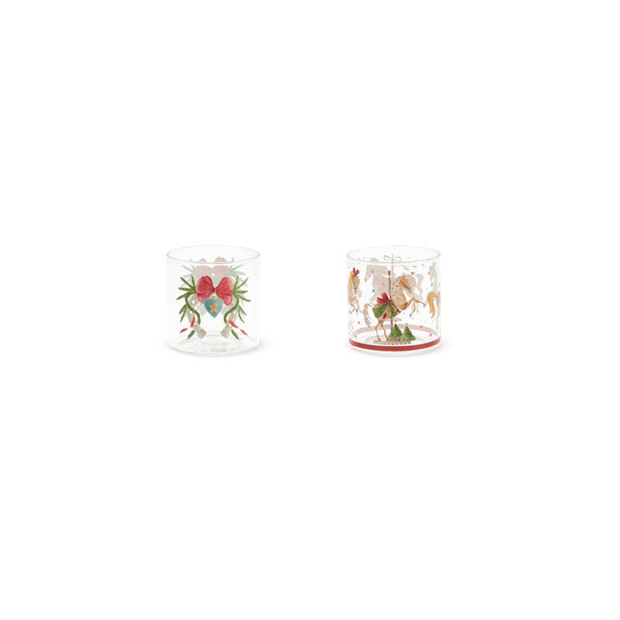 Copos de vidro 8 X 8 cm   300 ml