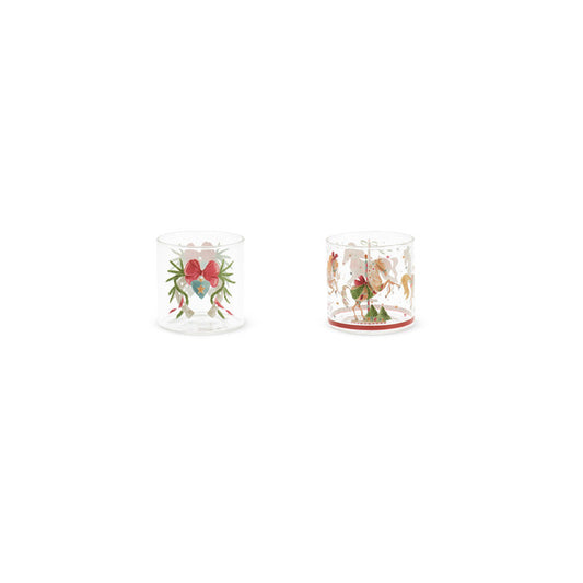 Copos de vidro 8 X 8 cm   300 ml