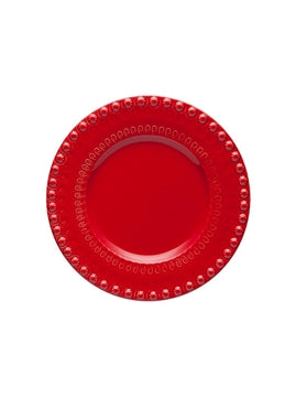 Prato sobremesa Fantasia  Vermelho