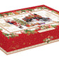 Prato Servir Aperitivos Christmas Memories 36x16cm com Caixa
