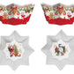 Conjunto 4 Taças Porcelana Christmas Memories 11cm com Caixa
