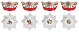 Conjunto 4 Taças Porcelana Christmas Memories 11cm com Caixa