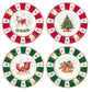 Conjunto 4 Pratos Sobremesa CTAL 19cm com Caixa