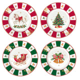 Conjunto 4 Pratos Sobremesa CTAL 19cm com Caixa