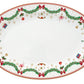 Travessa Oval Magie de Noel Porcelana 35x23,5cm com Caixa