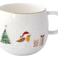 Mug Porcelana 400ml Let it Snow com Caixa
