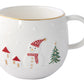 Mug Porcelana 400ml Let it Snow com Caixa