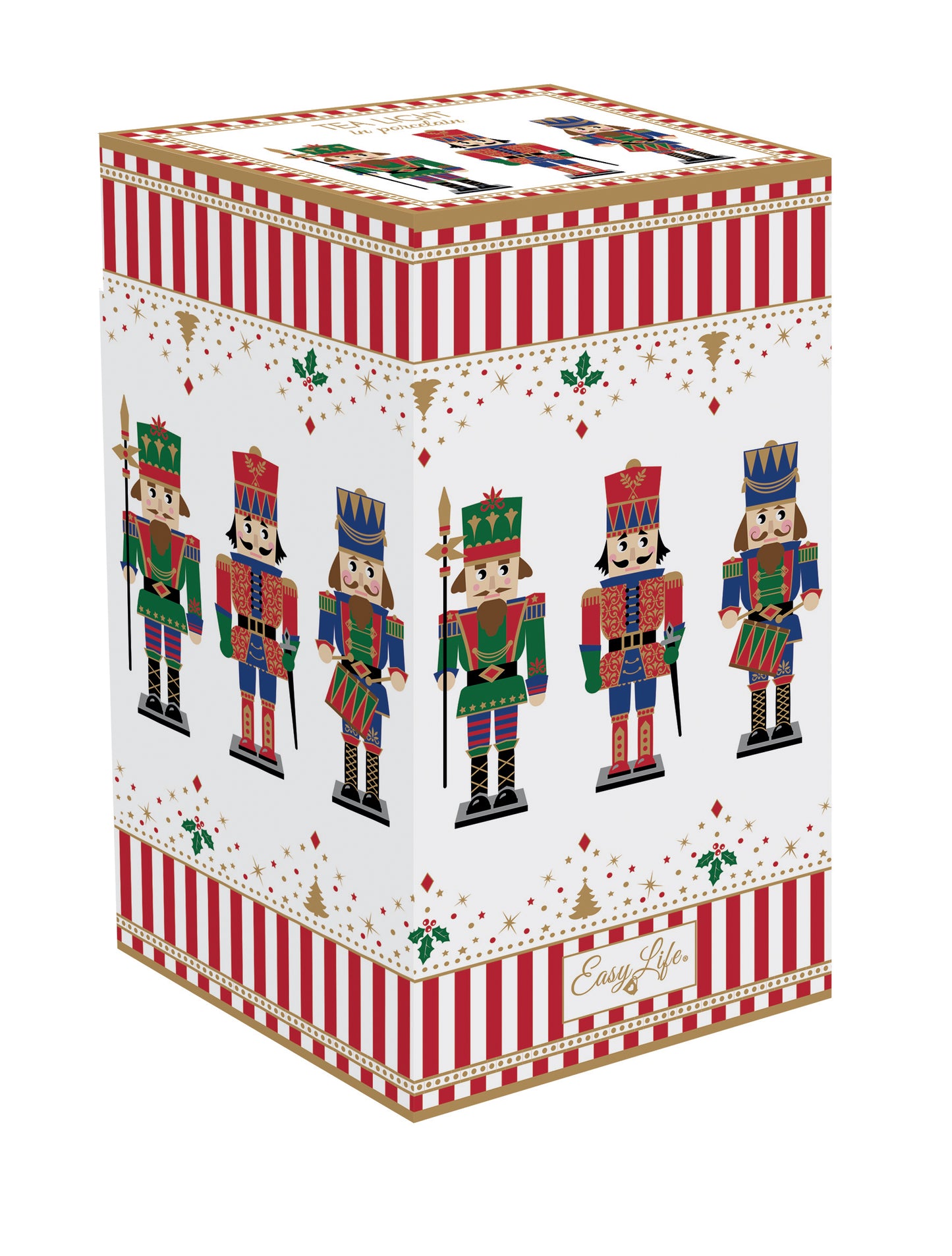 T-Light Nutcracker Porcelana 14,5cm com Caixa