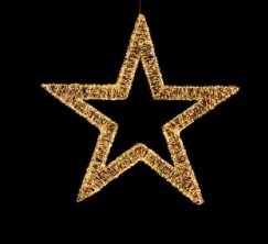 Estrela c/ Luz Led - Cristina Decors