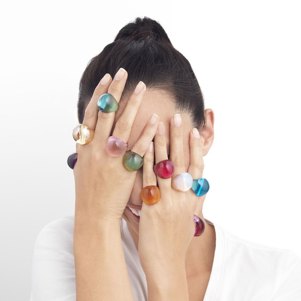 Anel Cabochon Lalique