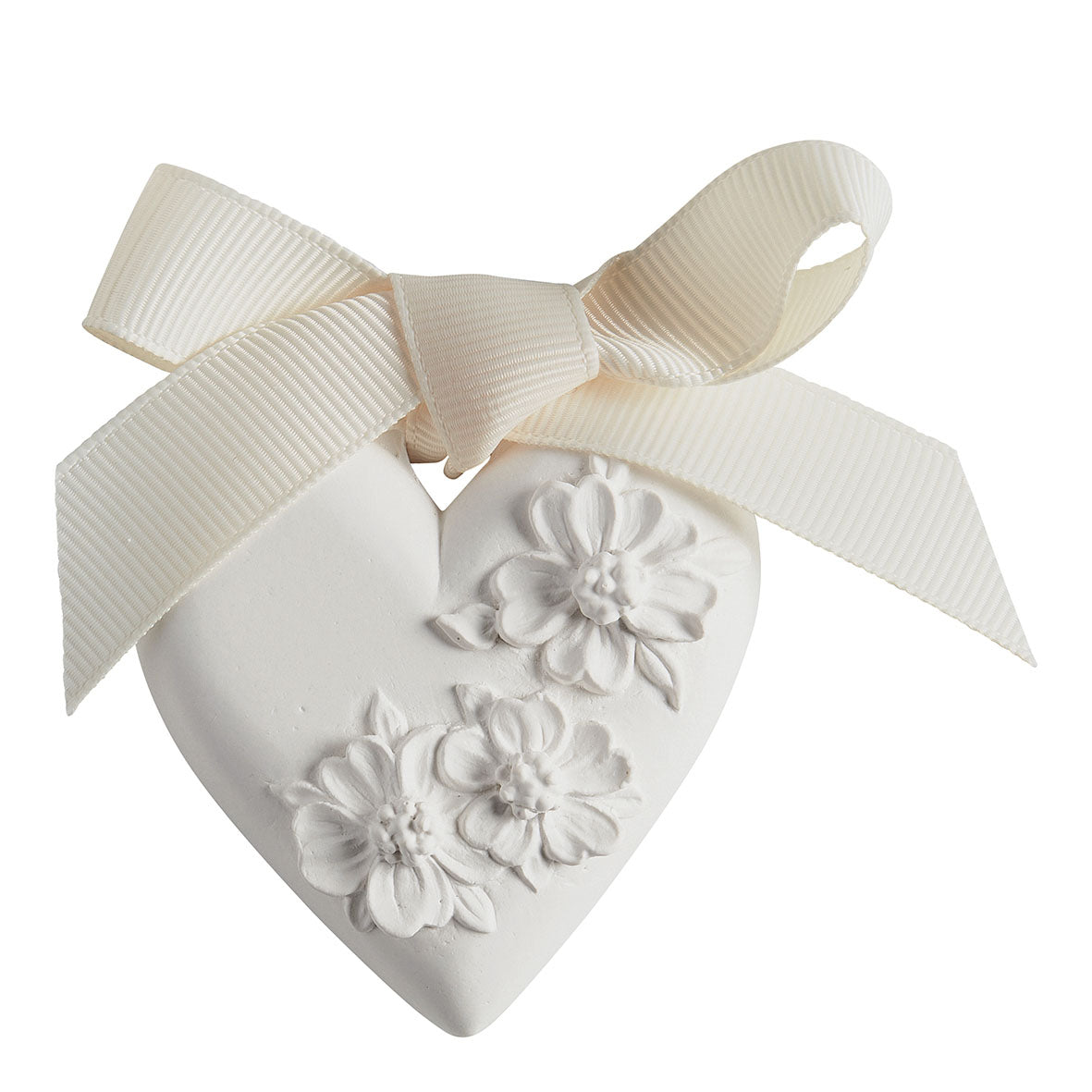 Coração com Flores Perfumado 5,3 X 5,8 X 1,6 cm