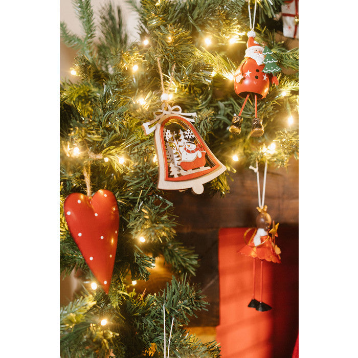 Sinos de madeira para pendurar 1,50 X 9 X 1,10 cm