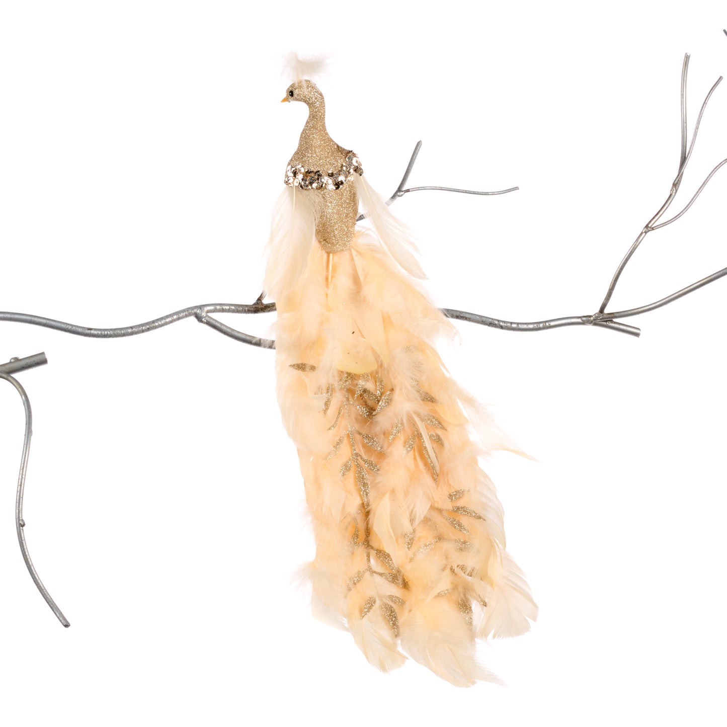 Pássaro de Plumas com clip 41 cm