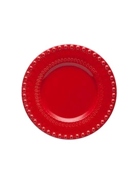 Prato sobremesa Fantasia  Vermelho