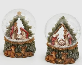 Globo de Neve c/ Presépio - Cristina Decors