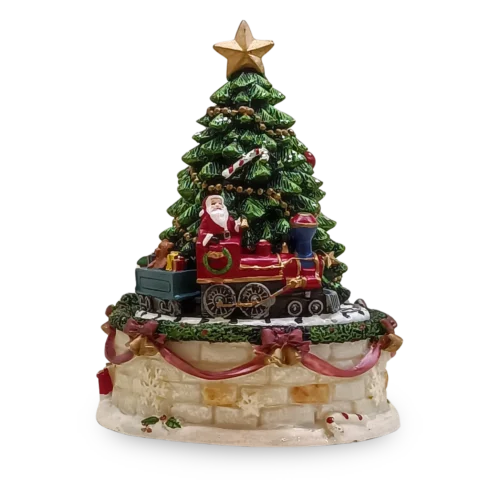 Árvore de Natal e Comboio