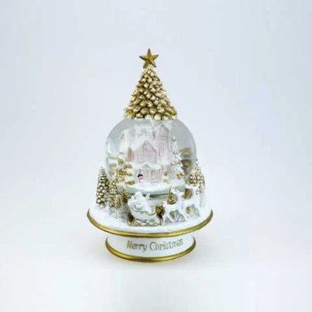 Globo de Neve Branco Iluminado