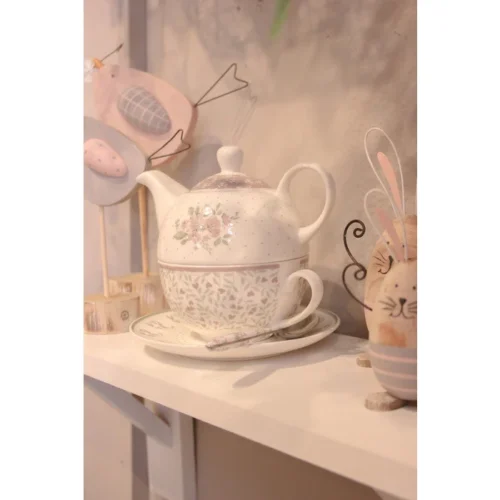 Conjunto de Chávena de Chá com