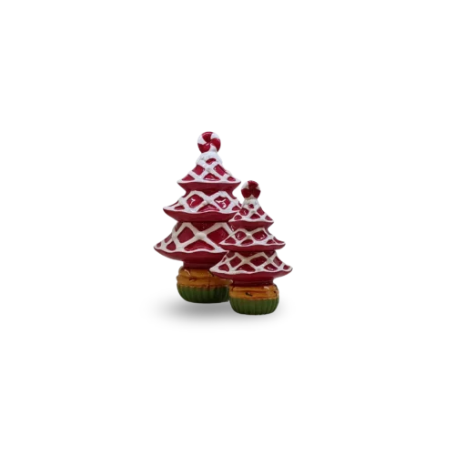 Caixa Árvore Natal Vermelha