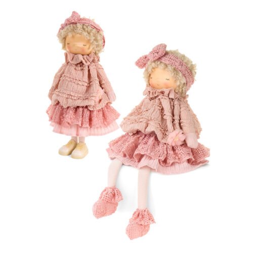 Boneca em pé ou  boneca sentada