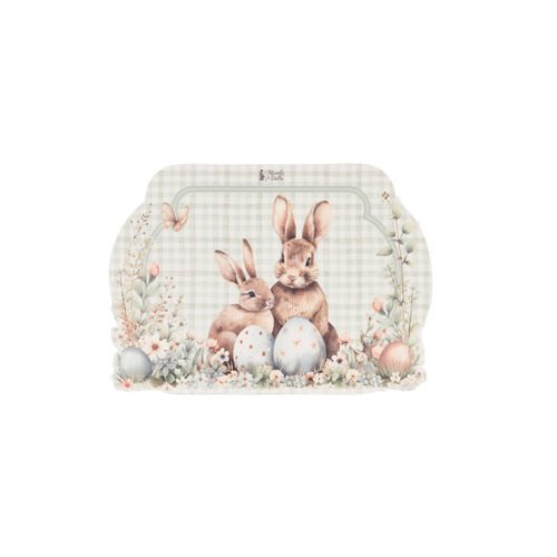 Individual com coelhos em vinil 49 X 35 cm