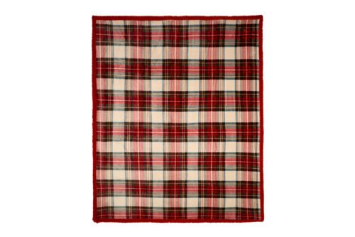 Manta Tartan com caixa 130x 160 cm