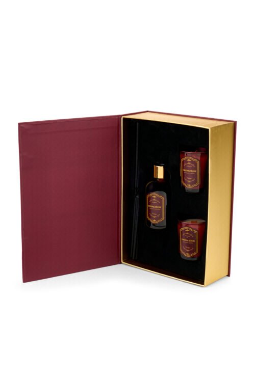 Coffret de Fragância para Casa difusor + 2 velas Black Velvet
