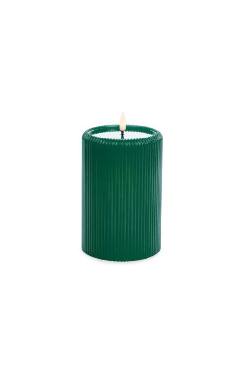 Vela Led Verde 10 x 10 x 15 cm