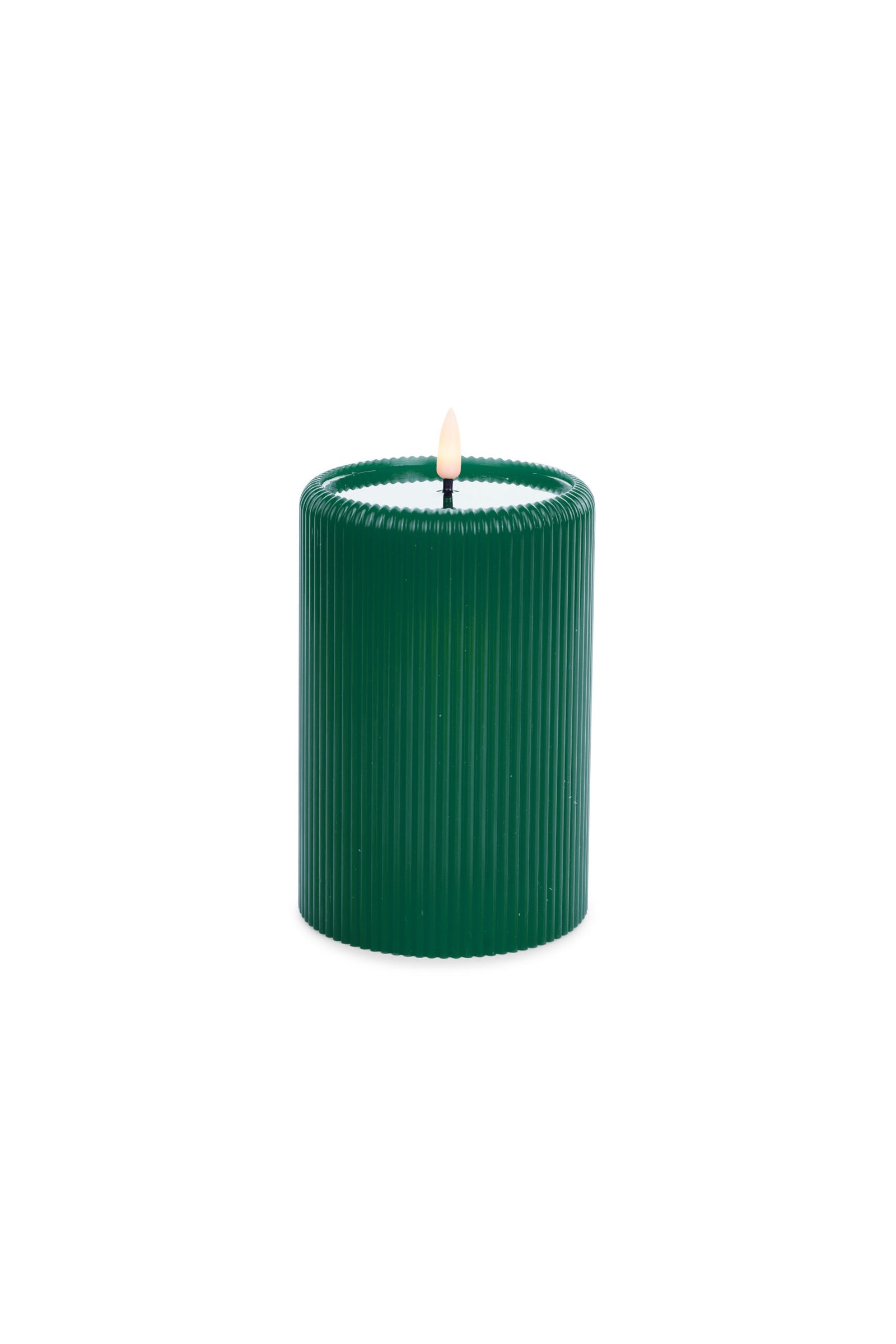 Vela Led Verde 10 x 10 x 15 cm
