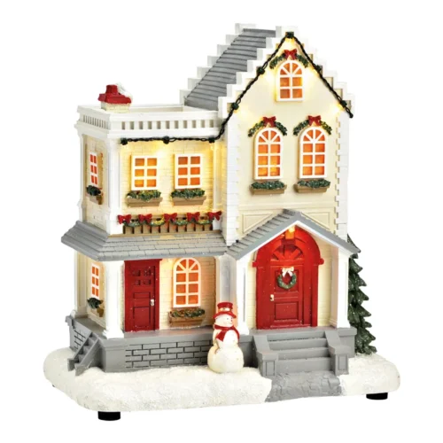 Casa luminosa LED com som