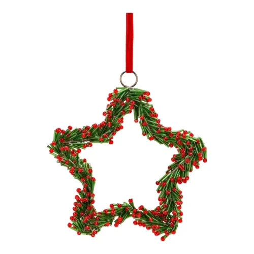 Enfeite de Natal em vidro