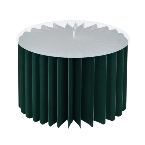 Mesa baixa Honeycomb em papel/cartão verde